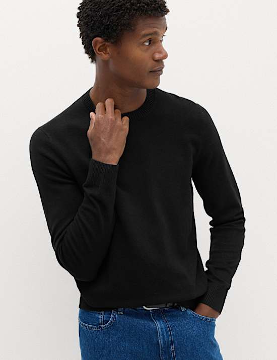 2 Pack Air Yarn Crew Neck Jumpers