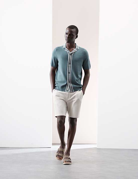 Colour Block Button Through Jumper