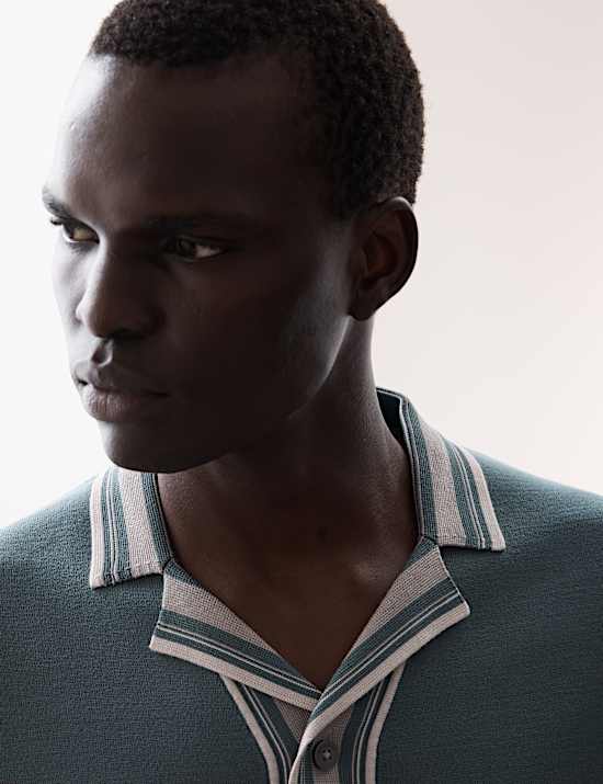 Colour Block Button Through Jumper