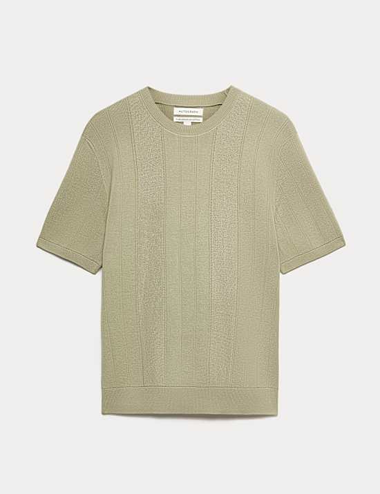 Performance Mercerised Cotton Knitted T-Shirt
