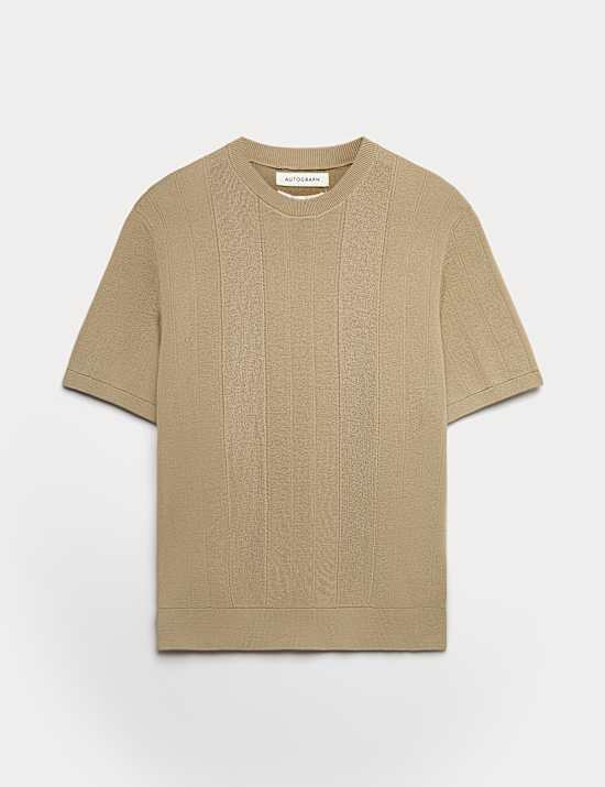 Performance Mercerised Cotton Knitted T-Shirt