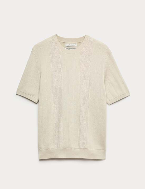 Performance Mercerised Cotton Knitted T-Shirt