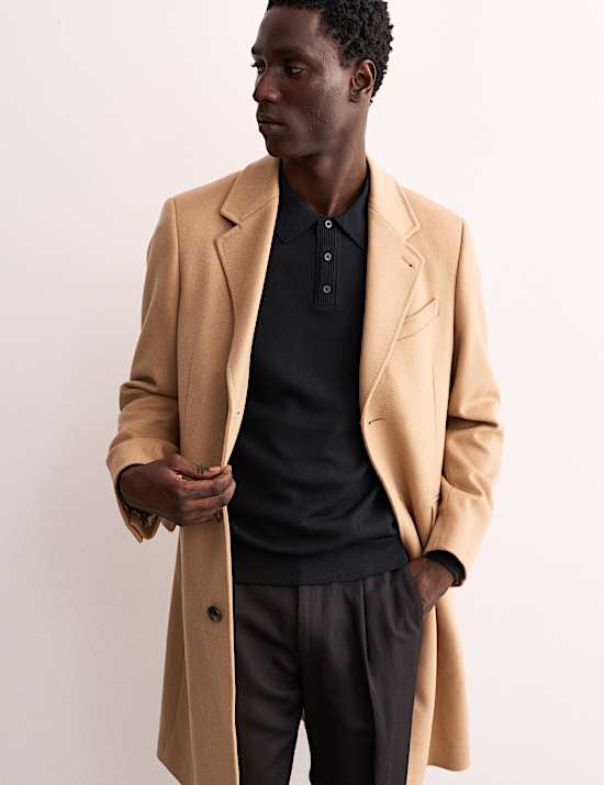 Merino Wool Rich with Silk Knitted Polo Shirt