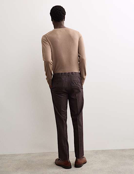 Extra Fine Merino Wool Crew Neck Jumper with Silk