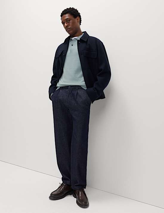 Cotton Rich Knitted Polo Shirt