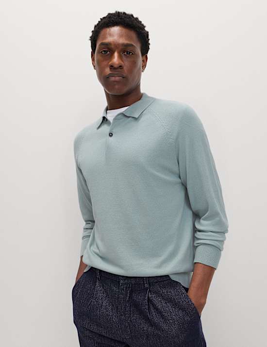 Cotton Rich Knitted Polo Shirt