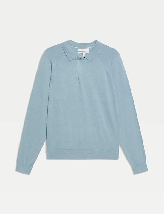 Cotton Rich Knitted Polo Shirt