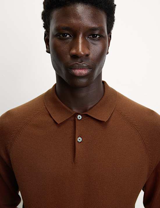 Cotton Rich Knitted Polo Shirt