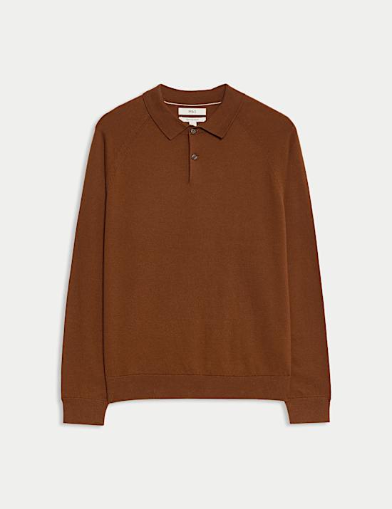 Cotton Rich Knitted Polo Shirt