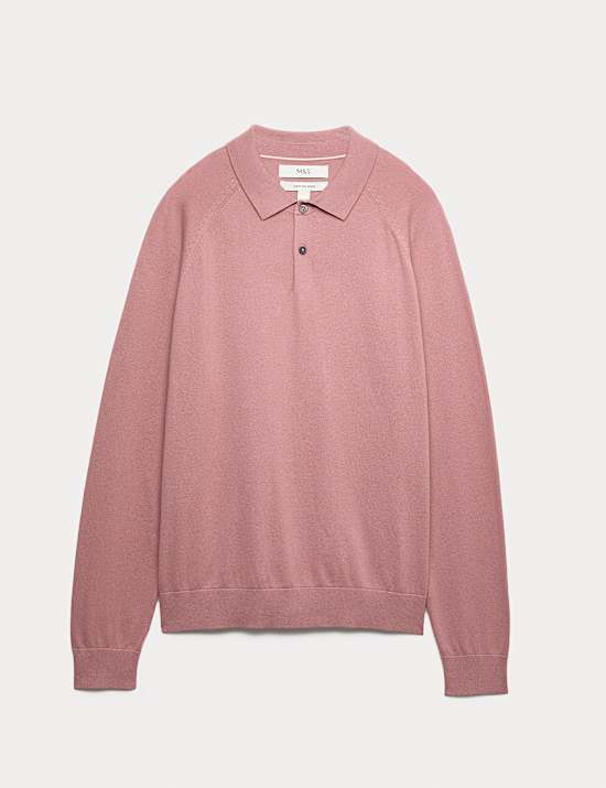 Cotton Rich Knitted Polo Shirt