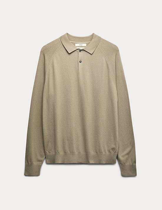 Cotton Rich Knitted Polo Shirt