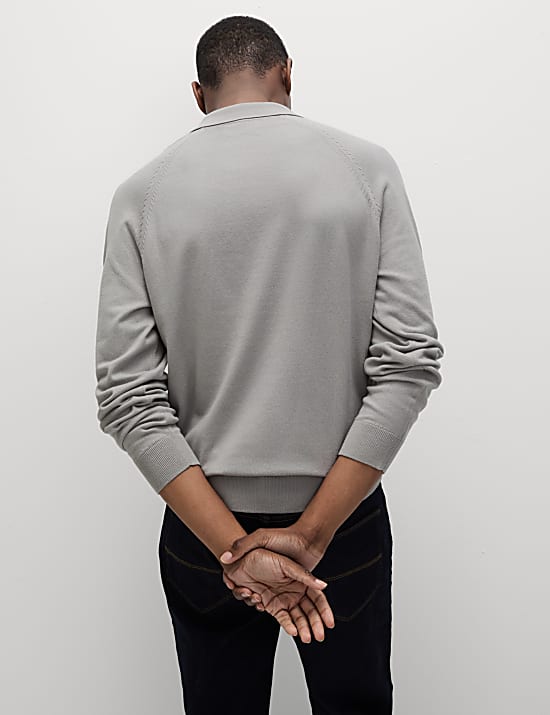 Cotton Rich Knitted Polo Shirt