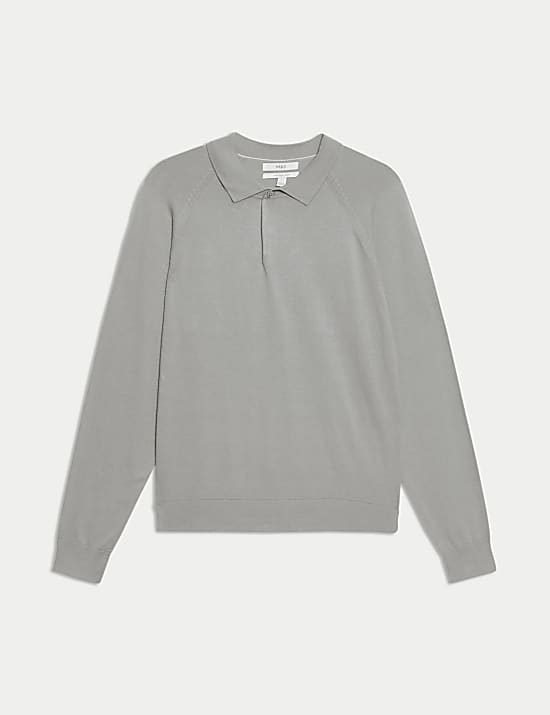Cotton Rich Knitted Polo Shirt