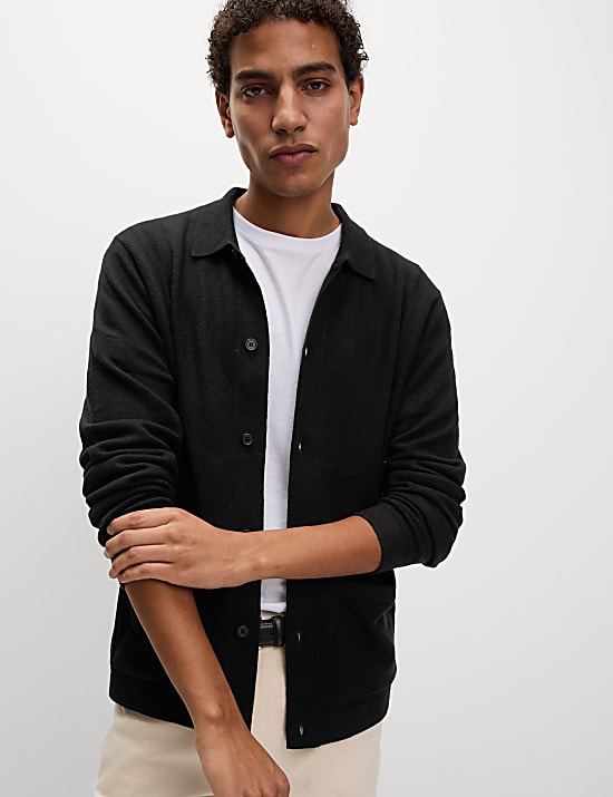 Air Yarn Knitted Jacket