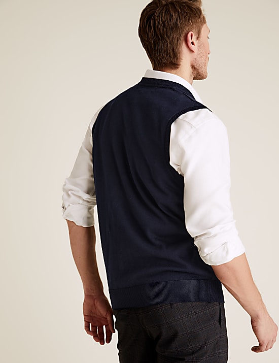 2 Pak Jumper Tanpa Lengan Katun Murni