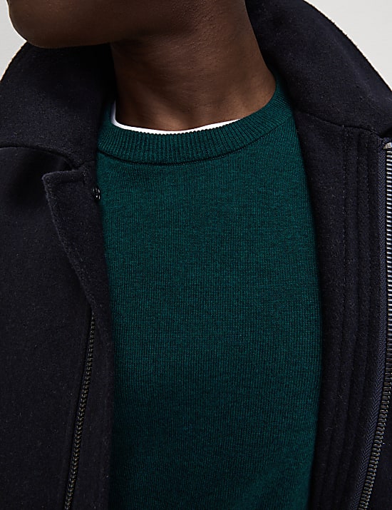 Pure Cotton Crew Neck Jumper