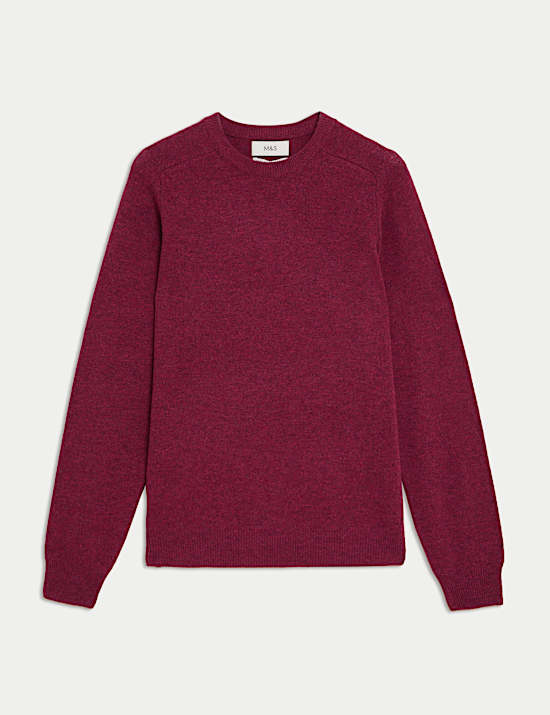 Pure Extra Fine Lambswool Crew Neck Jumper
