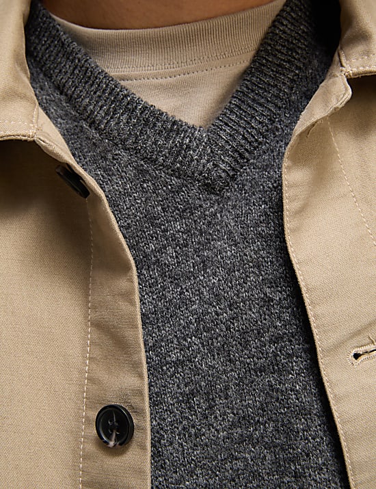 Pure Extra Fine Lambswool Sleeveless Jumper