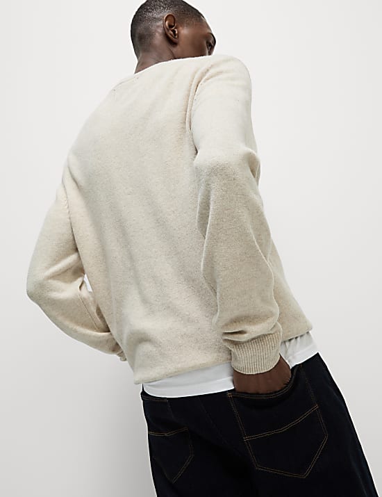 Pure Extra Fine Lambswool Crew Neck Jumper