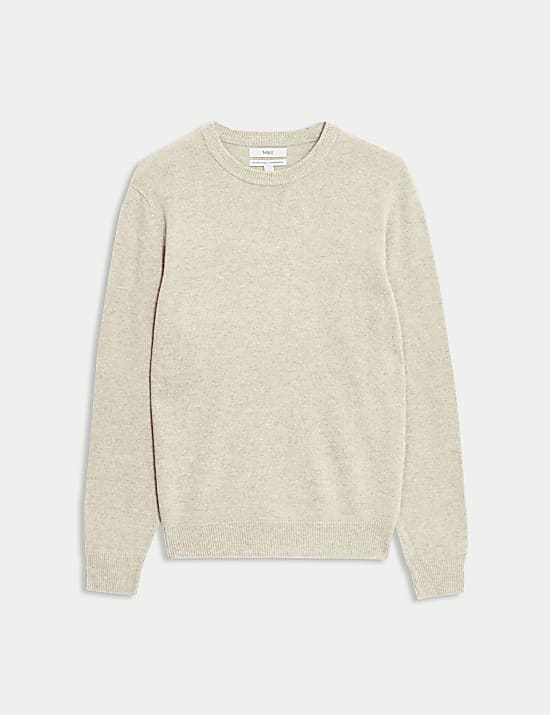 Pure Extra Fine Lambswool Crew Neck Jumper