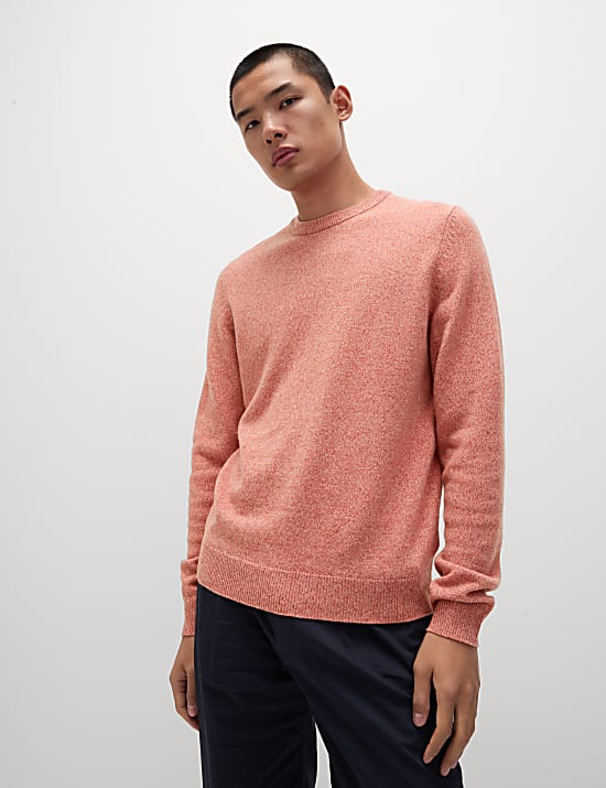 Pure Extra Fine Lambswool Crew Neck Jumper