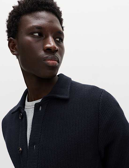 Pleten&eacute; sako s l&iacute;mcem z čist&eacute; bavlny