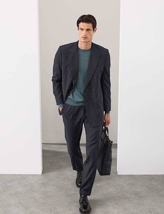 Pure Extra Fine Merino Wool Crew Neck Jumper