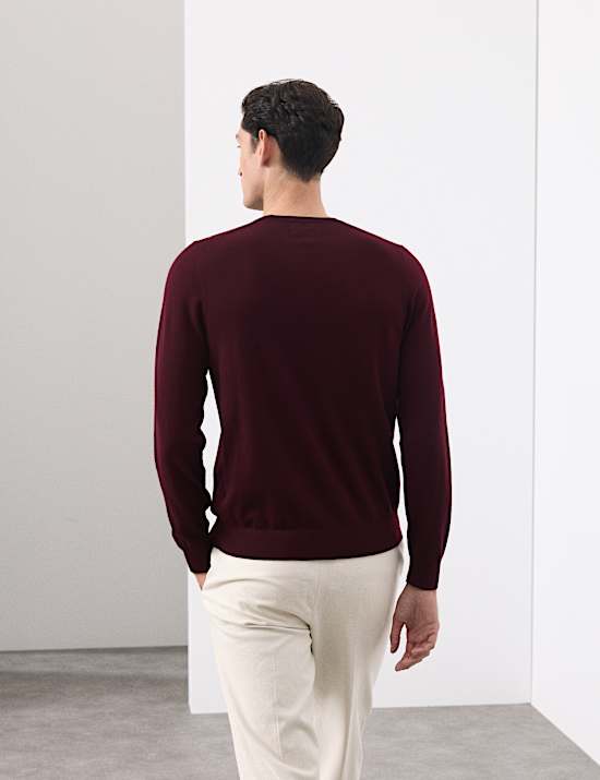 Pure Extra Fine Merino Wool Crew Neck Jumper