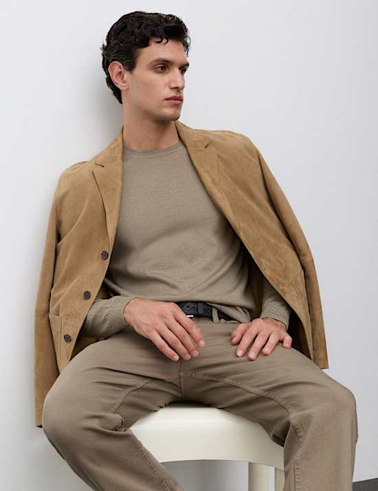 Pure Extra Fine Merino Wool Crew Neck Jumper