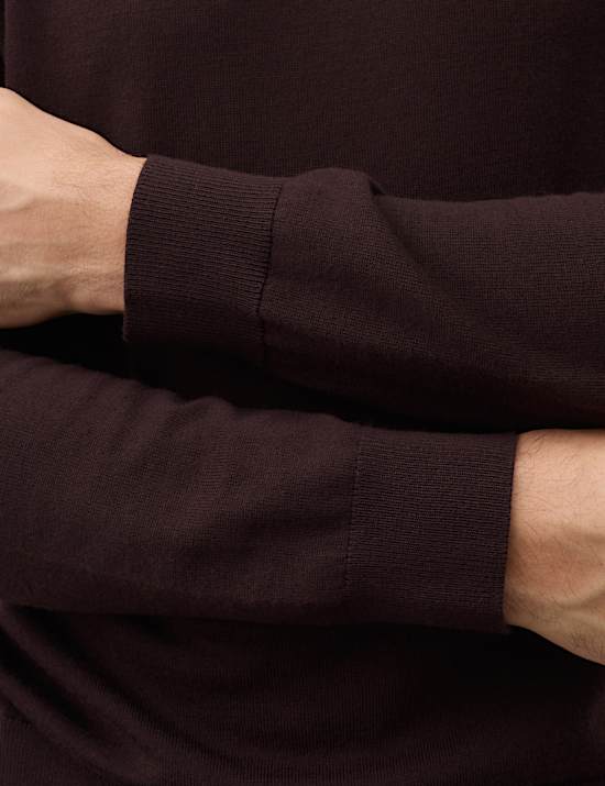 Pull 100 % laine de m&eacute;rinos extra-fine &agrave; col zipp&eacute;