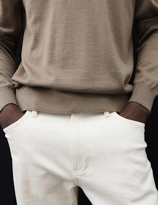 Pure Extra Fine Merino Wool Polo Shirt