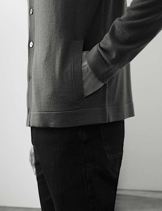 Pure Extra Fine Merino Wool Jacket