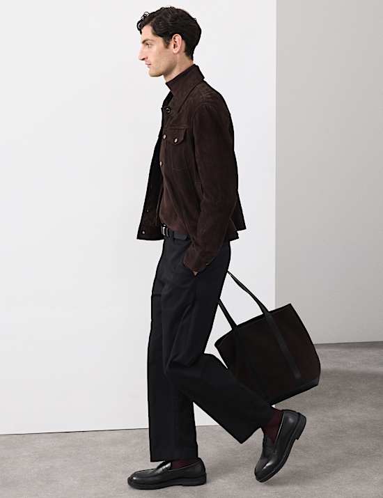 Πουλόβερ με γυριστό λαιμό από extra fine μαλλί Merino