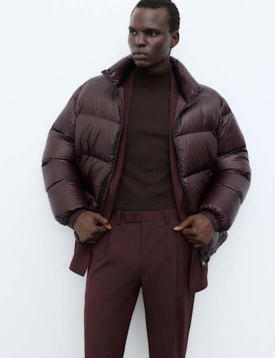 Pure Extra Fine Merino Wool Roll Neck Jumper