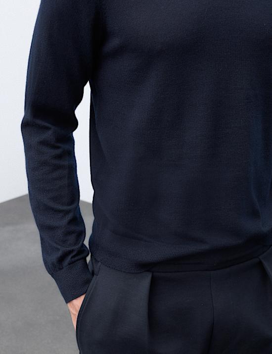 Pure Extra Fine Merino Wool Performance Jumper
