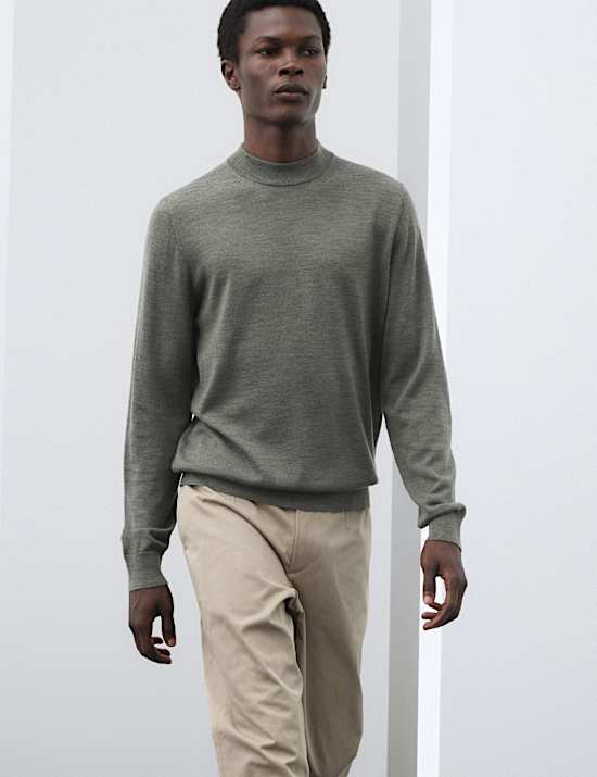Pure Extra Fine Merino Wool Performance Jumper