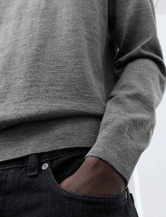 Pure Extra Fine Merino Wool Performance Jumper