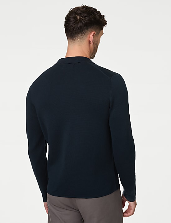 Pletené sako z bavlny a modalu