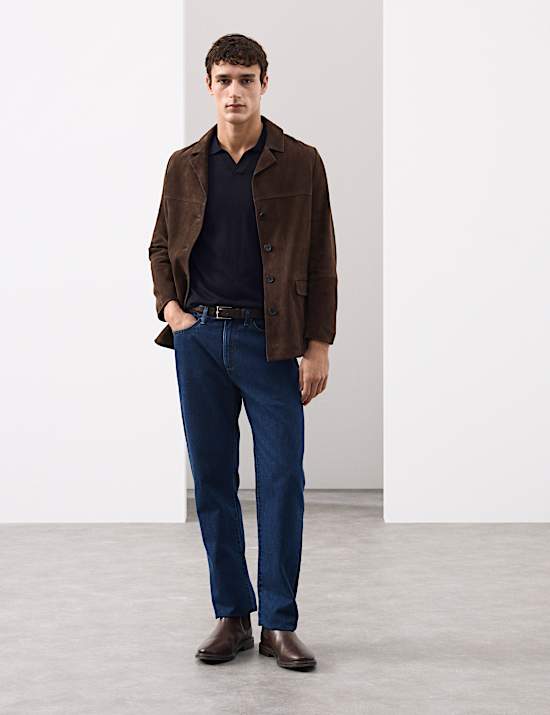 Polo de punto 100 % lana merino extrafina