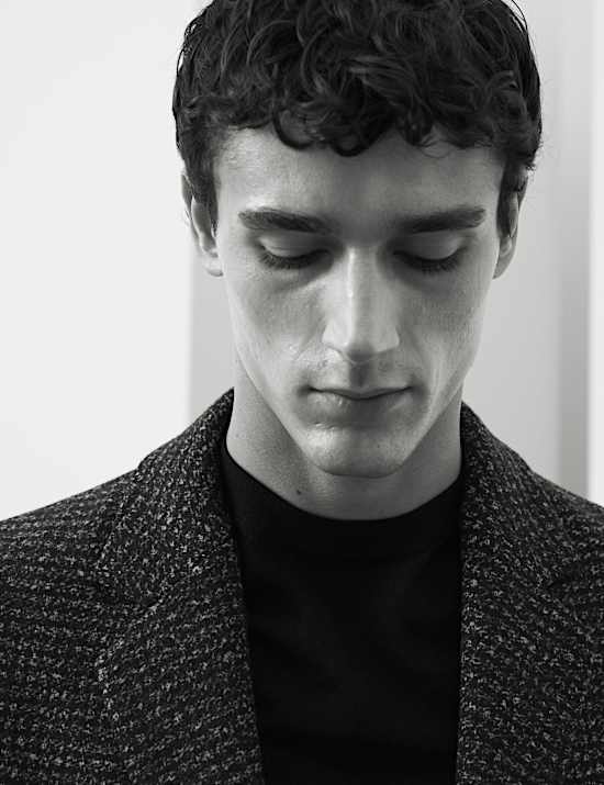 Pure Extra Fine Merino Wool Crew Neck T-Shirt