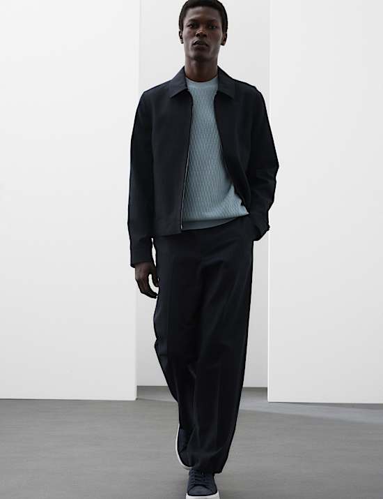 Textured Knitted T-Shirt