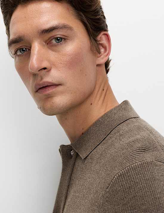 Gebreid jasje van katoenmix