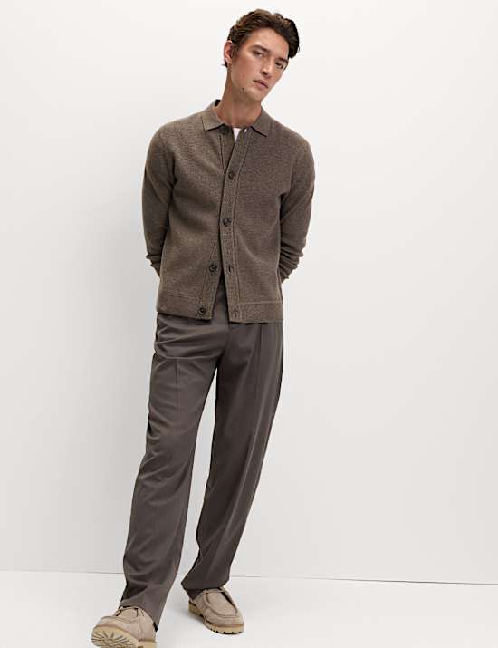 Gebreid jasje van katoenmix