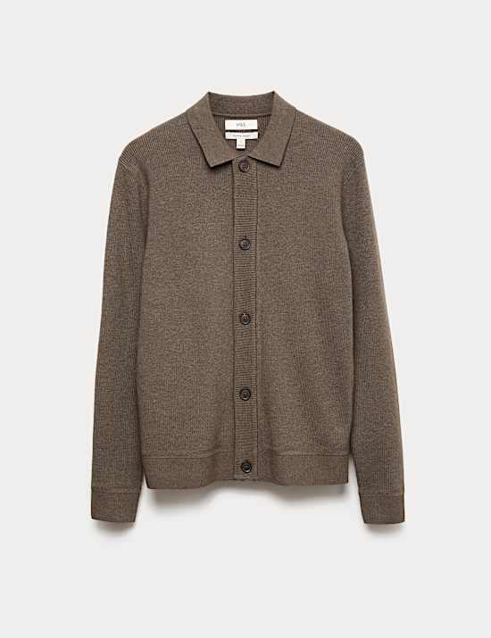 Gebreid jasje van katoenmix