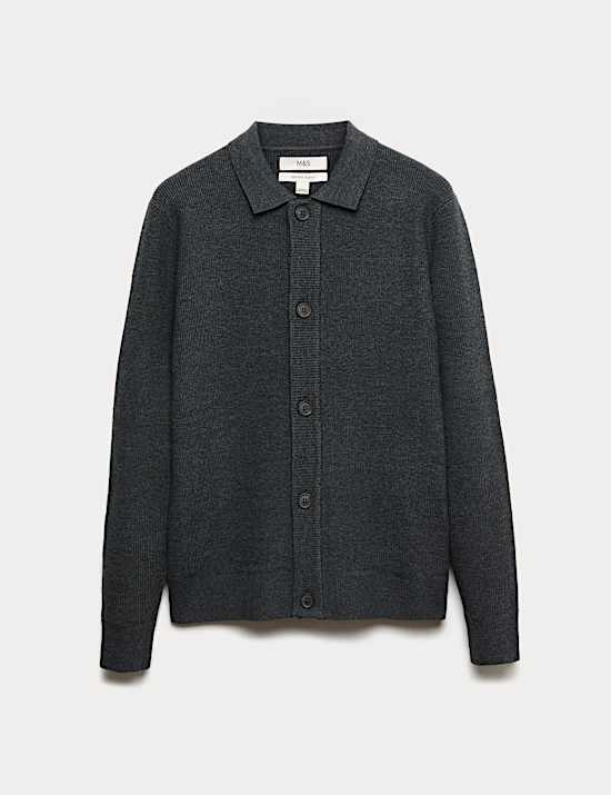 Cotton Blend Knitted Jacket