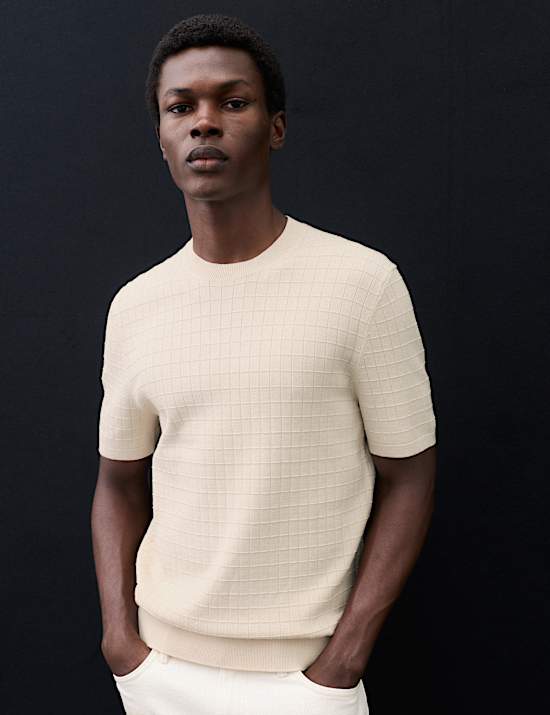 Performance Regular Fit Knitted T-Shirt