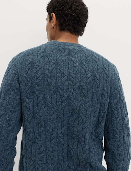 Super Soft Cable Knit Jumper with Wool