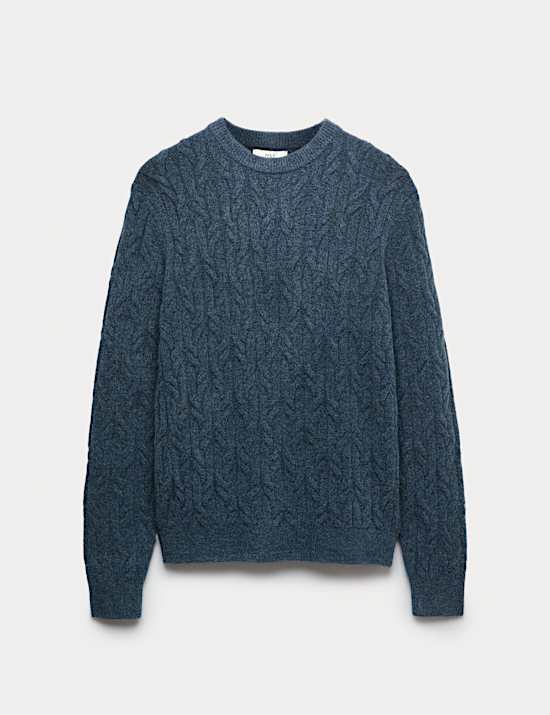 Super Soft Cable Knit Jumper with Wool