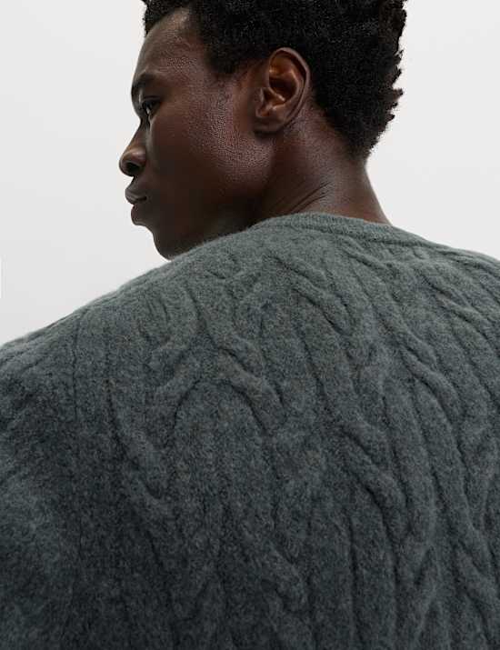 Super Soft Cable Knit Jumper with Wool