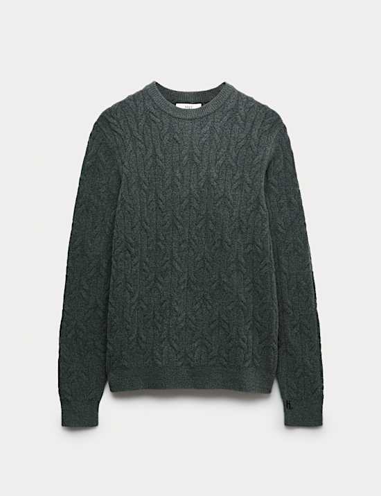 Super Soft Cable Knit Jumper with Wool